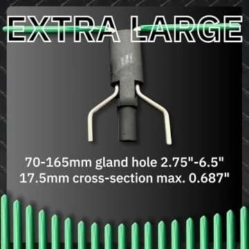 Hydraulic Seal Installation Tool Set – 6 Piece Seal Twistor Tool Including Two Sided Seal Pick, Easily Install Seals Without Damaging Them, UCup Twistor Cylinder Rod Seal Packing Install Kit