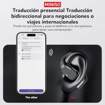 MINISO M98 Open Ear Translation Earbuds with Bluetooth 5.4