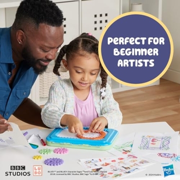 Spirograph Jr Bluey Toys - Creative Drawing Kit for Kids