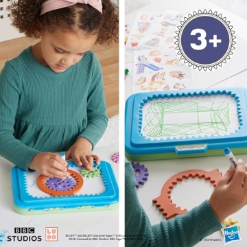 Spirograph Jr Bluey Toys - Creative Drawing Kit for Kids