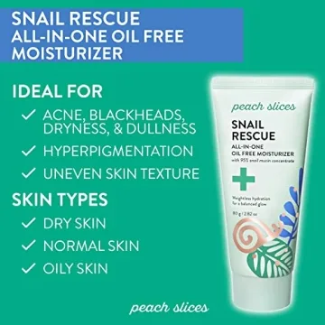 Peach Slices Snail Rescue All-in-One Face Moisturizer 95% Snail Mucin