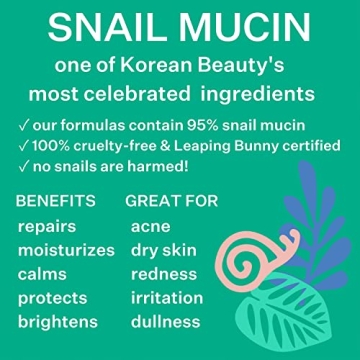 Peach Slices Snail Rescue All-in-One Face Moisturizer 95% Snail Mucin