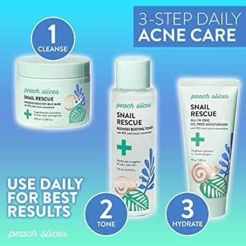 Peach Slices Snail Rescue All-in-One Face Moisturizer 95% Snail Mucin
