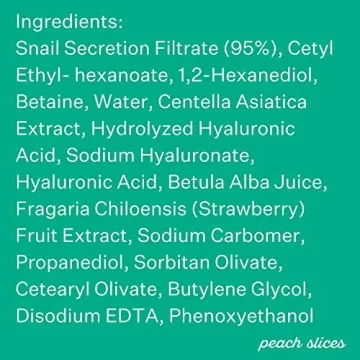 Peach Slices Snail Rescue All-in-One Face Moisturizer 95% Snail Mucin