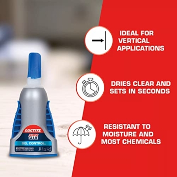 Loctite Gel Super Glue 0.14 oz For Strong, Precision Bonding