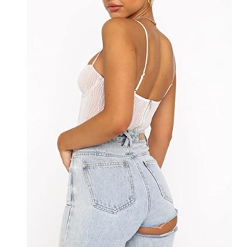 WONGCHOlCE Women's Lace Corset Tank Top for Stylish Look