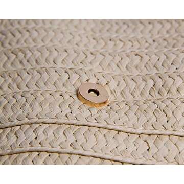 Freie Liebe Straw Clutch Purses for Women Summer Beach Bags Envelope Woven Clutch Handbags