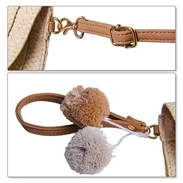 Freie Liebe Straw Clutch Purses for Women Summer Beach Bags Envelope Woven Clutch Handbags