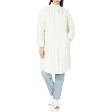 Amazon Essentials Women's Oversized Quilted Coat - Eco-Friendly & Stylish