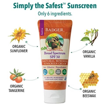 Badger SPF 30 Kids Sunscreen Cream - Safe and Effective Sun Protection