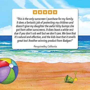 Badger SPF 30 Kids Sunscreen Cream - Safe and Effective Sun Protection