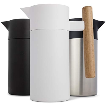 Hastings Collective Thermal Coffee Carafe 40 Oz - Stainless Steel Double Walled Vacuum Insulated Car...