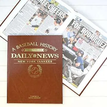 Signature gifts New York Personalized Baseball History Book - Yankees Sports Fan Gift - A Major League History Told Through Archive Newspaper Coverage (Yankees)