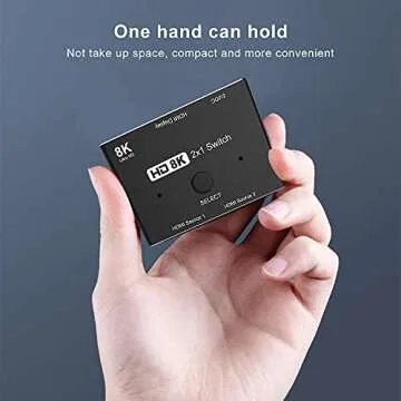 CABLEDECONN 8K HDMI 2.1 Switch Adapter for Gaming