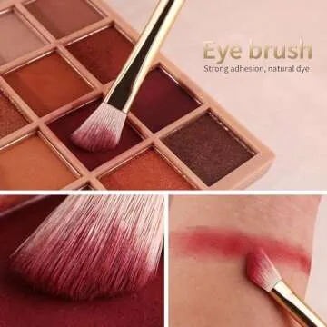 BEILI 30Pc Vegan Makeup Brush Set for Flawless Beauty