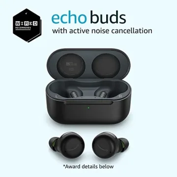 Amazon Echo Buds 2nd Gen Black - Noise Cancellation