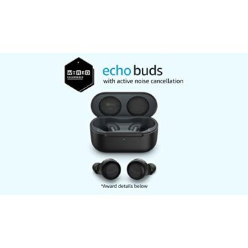 Amazon Echo Buds 2nd Gen Black - Noise Cancellation