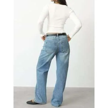 REORIA Womens Fall Outfits Trendy Double Zip Up Crew Neck Long Sleeve Tops Lightweight Soft Knit Cropped Cardigan Sweaters For Women 2024 White Medium