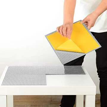 Peel-and-Stick Baseplates - Easy Self-Adhesive Building Plates
