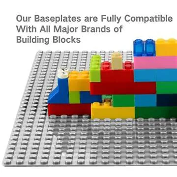 Peel-and-Stick Baseplates - Easy Self-Adhesive Building Plates