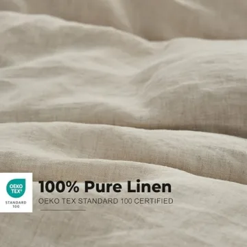 Luxurious Simple&Opulence 100% Linen Duvet Cover Set