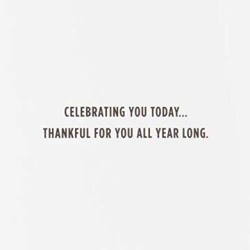 Hallmark Signature Father's Day Card (Cork Lettering, Thankful for You) (799FFW9652)