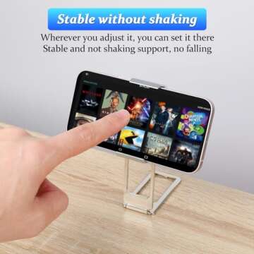 Rednow Adjustable Folding Phone Stand for All Smartphones
