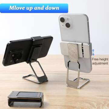 Rednow Adjustable Folding Phone Stand for All Smartphones