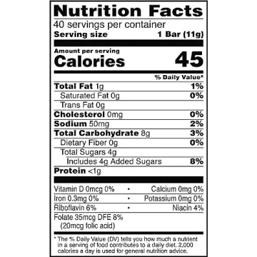 Rice Krispies Treats Mini Squares - 40 Bars for Snacks