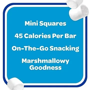 Rice Krispies Treats Mini Squares - 40 Bars for Snacks