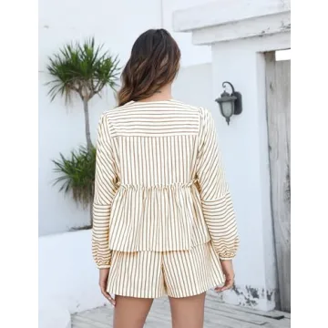 Bankeng Women Y2K Tie Front Shorts Set for Summer Fun