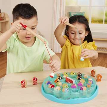 Battat Education – Fishing Toys for Toddlers – Magnetic Fishing Game – Kids Fishing Toy – Fi...