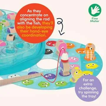 Battat Education Fishing Toy for Toddlers - Engaging Learning Fun