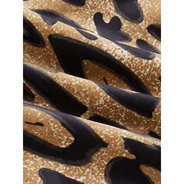 Stylish SweatyRocks Leopard One Piece Swimsuit