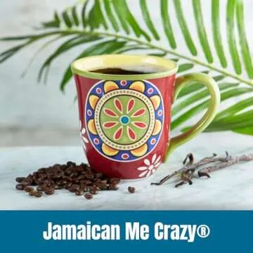 Door County Coffee Jamaican Me Crazy® Flavored Coffee | 10oz Bag | Ground Coffee Medium Roast | 100% Arabica Coffee | Jamaican Me Crazy