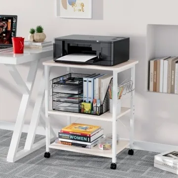 Mr IRONSTONE 3-Tier Rolling Kitchen Cart for Small Spaces