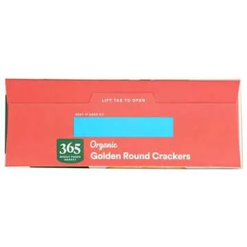 365 by Whole Foods Market, Organic Golden Round Crackers, 12 Ounce