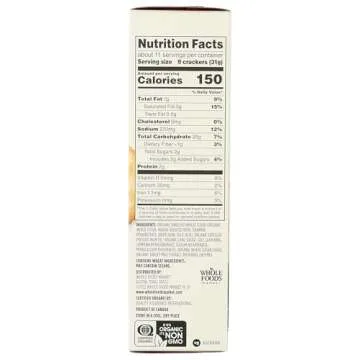 365 by Whole Foods Market, Organic Golden Round Crackers, 12 Ounce