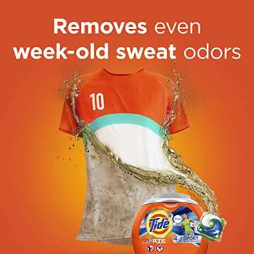 Tide PODS Sport Odor Defense Detergent Packs - 61 Count