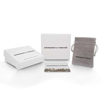 Stylish AMORAMOR & FOREVER Sterling Silver Climber Earrings