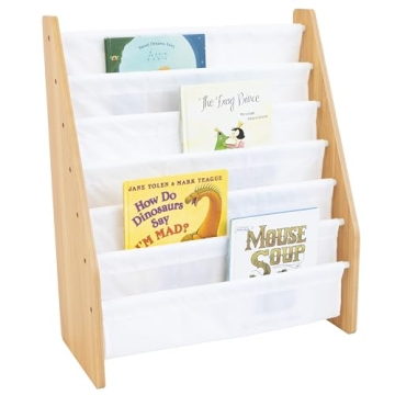 Stylish Humble Crew Kids Book Rack for Ages 3-8