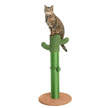 Durable Cactus Cat Scratching Post with Fun Dangling Ball