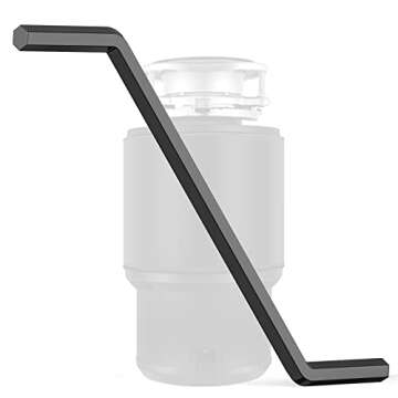 Ullnosoo Garbage Disposal Wrench, Garbage Disposal Allen Wrench Tool Compatible with InSinkErator Garbage Disposal to Unjam Kitchen Sink Food Garbage Disposal Clogging Black
