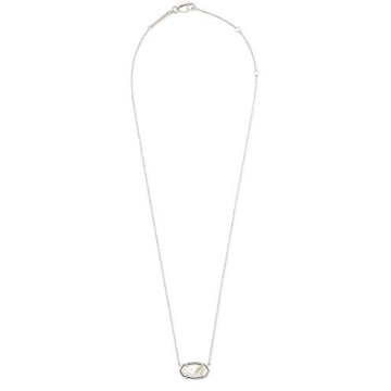 Kendra Scott Elisa Pendant Necklace in Sterling Silver, Ivory Pearl