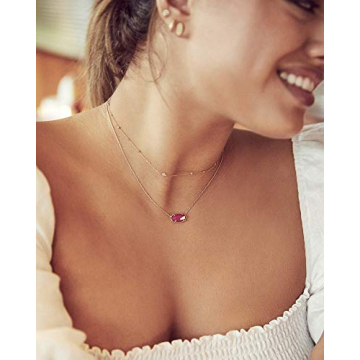 Kendra Scott Elisa Pendant Necklace in Sterling Silver, Ivory Pearl