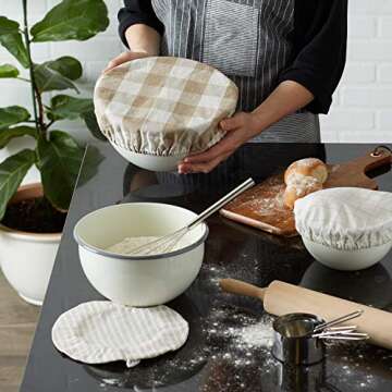 DII Reusable Cloth Bowl Covers - Eco-Friendly Kitchen Must-Have
