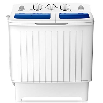 COSTWAY Twin Tub Portable Washing Machine 20 Lbs