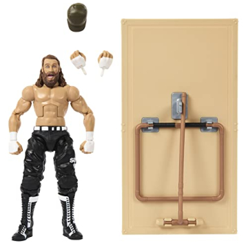 Mattel WWE Sami Zayn Elite Collection Action Figures, Deluxe Articulation & Life-like Detail with Ic...