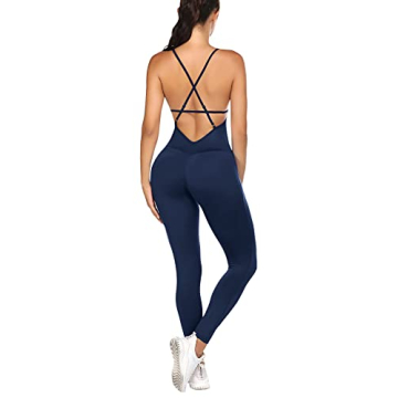 Stylish COOrun Women Yoga Jumpsuit for Activewear