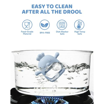 Adorable Baby Teething Toy - Food Grade Silicone Mitten